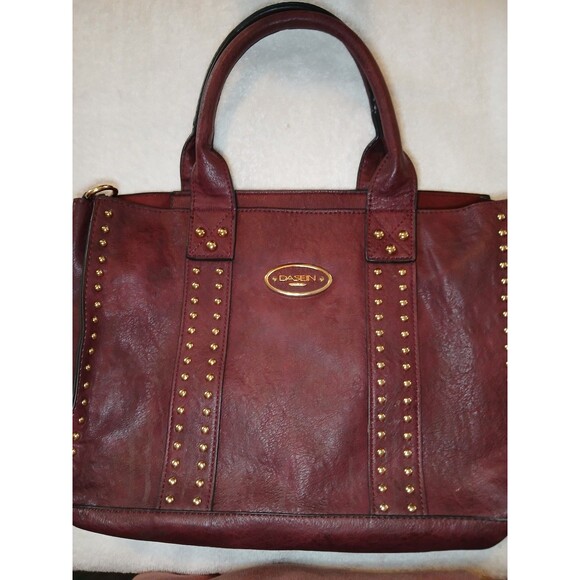 Coach Handbags - DASEIN Faux Leather Studded Purse Detachable Shoulder Strap